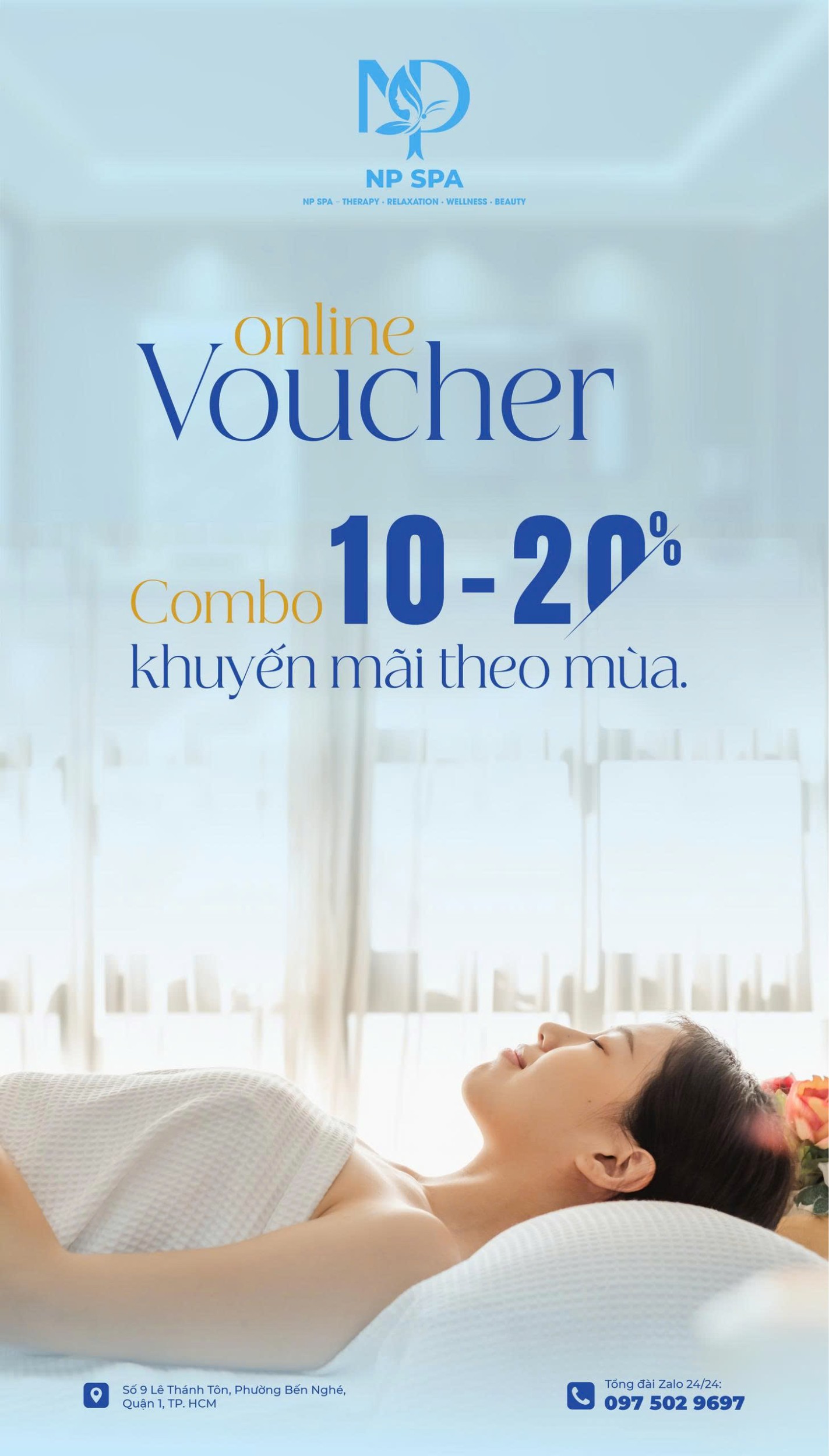 Voucher online (10%, 20%). • Combo khuyến mãi theo mùa