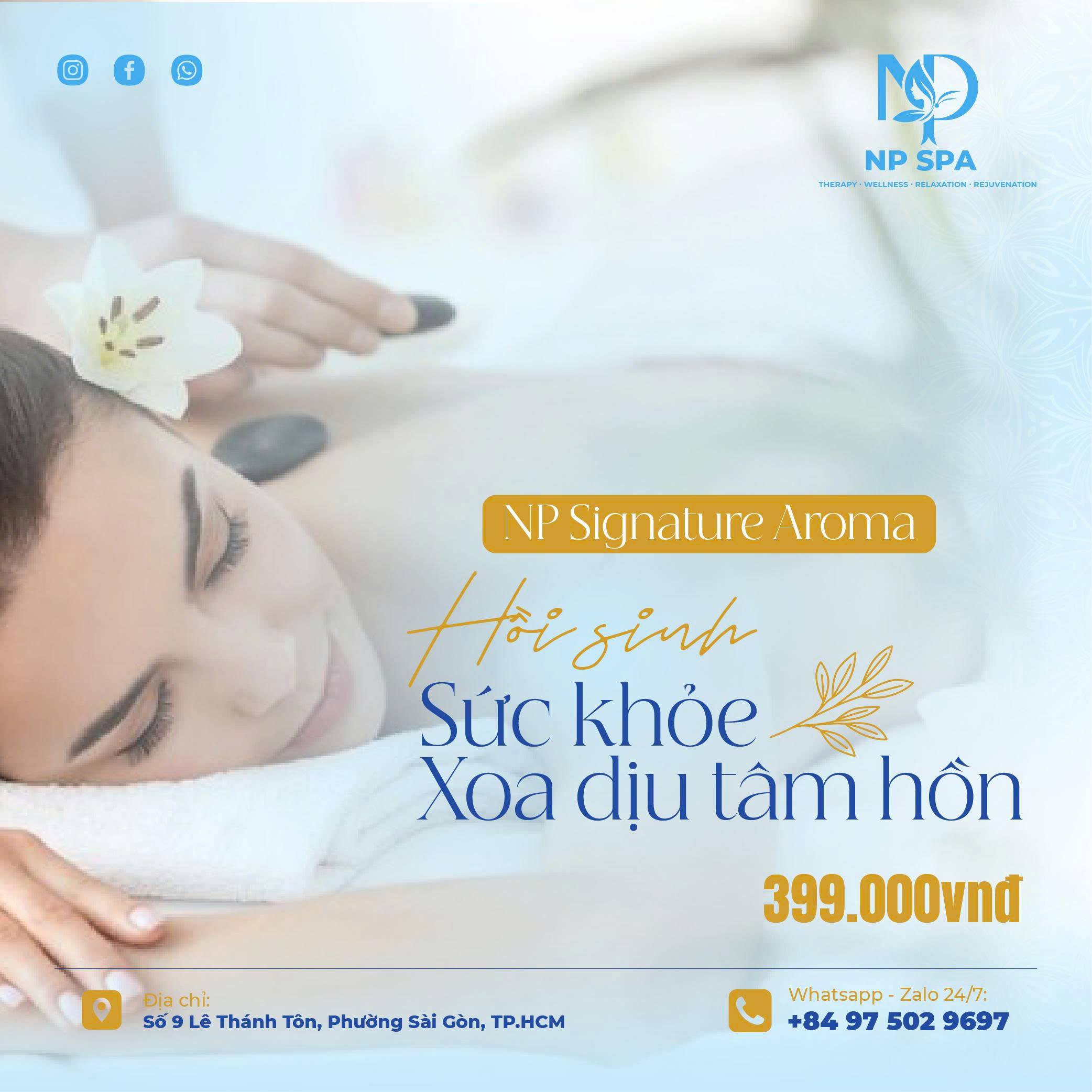 👉 Chỉ sau một liệu trình, bạn sẽ cảm nhận cơ thể nhẹ nhõm, tâm hồn an yên và nguồn năng lượng mới tràn đầy.