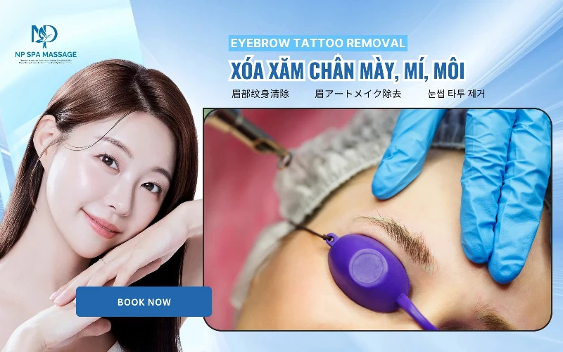 Regain confidence with eyebrow tattoo removal at NP SPA (Source: NP SPA MASSAGE)