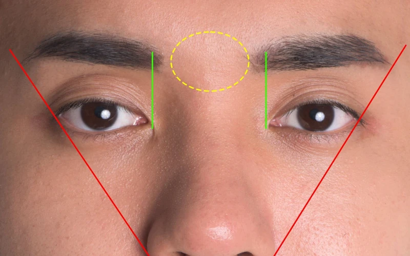 What are feng shui-inspired brows for men (Face shaping)? (Source: Internet)