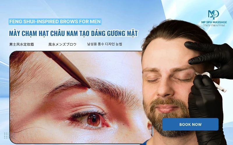 Feng shui-inspired brows for men (Face shaping) – Perfected at NP SPA (Source: NP SPA MASSAGE)