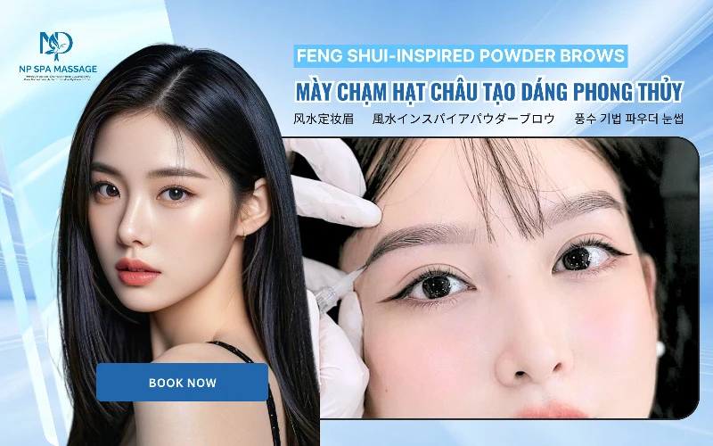 Feng Shui-Inspired Powder Brows service at NP SPA (Source: NP SPA MASSAGE)