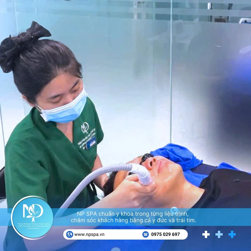 Professional laser treatment for pigmentation, redness, and dark spots at NP SPA (Source: NP SPA)