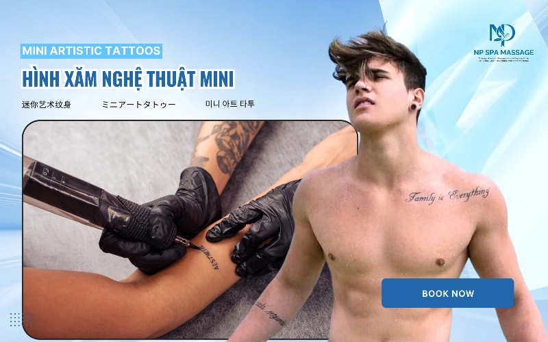 Mini artistic tattoos – A touch of your own style at NP SPA (Source: NP SPA MASSAGE)